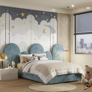 Plush Velvet Ice Blue