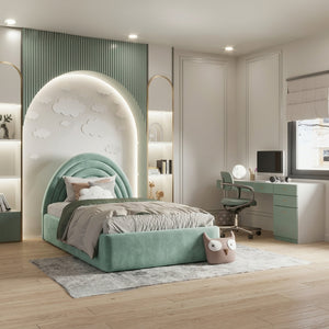 Plush Velvet Seafoam
