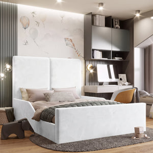 Plush Velvet White
