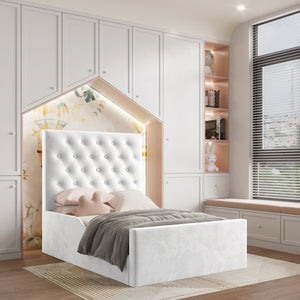 Plush Velvet White