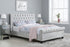 Sienna Fabric Bed Crush Velvet Steel