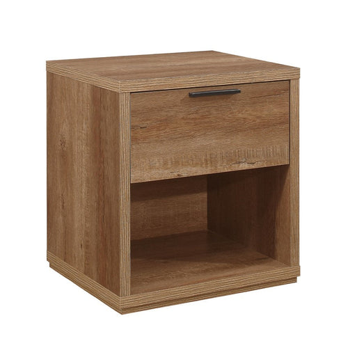 Stockwell 1 Drawer Bedside Rustic Oak Effect