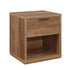 Stockwell 1 Drawer Bedside Rustic Oak Effect