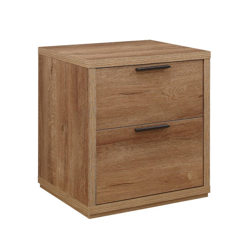 Stockwell 2 Drawer Bedside Rustic Oak Effect