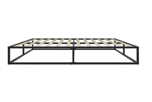 Soho Metal Platform Bed Black