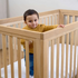 Clair De Lune Oak Cot Bed
