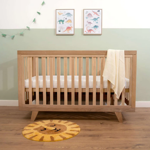 Clair De Lune Oak Cot Bed