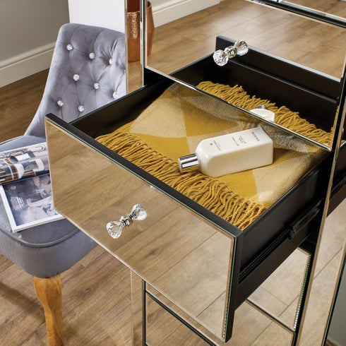 Seville 3 Drawer Bedside