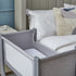 Shnuggle Air Lite Bedside Crib with Mattress- Grey