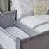 Shnuggle Air Lite Bedside Crib with Mattress- Grey