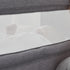 Shnuggle Air Lite Bedside Crib with Mattress- Grey