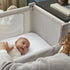 Shnuggle Air Lite Bedside Crib with Mattress- Taupe