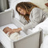 Shnuggle Air Lite Bedside Crib with Mattress- Taupe