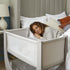 Shnuggle Air Lite Bedside Crib with Mattress- Taupe