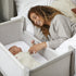 Shnuggle Air Lite Bedside Crib with Mattress- Taupe
