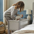 Shnuggle Air Lite Bedside Crib with Mattress- Taupe
