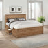 Stockwell Bed Rustic Oak Effect