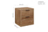 Stockwell 2 Drawer Bedside Rustic Oak Effect