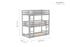 Tressa Triple Bunk Bed 90CM