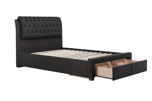 Valentino 2 Drawer Bed
