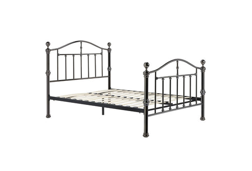 Victoria Bed Black Nickel