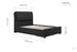 Valentino 2 Drawer Bed