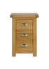 Woburn Large 3 Drawer Bedside Oak