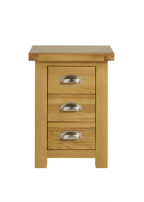 Woburn Small 3 Drawer Bedside Oak
