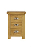 Woburn Small 3 Drawer Bedside Oak
