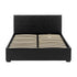 Waverley 4FT6 Storage Bed - Black Faux Leather