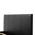 Waverley 4FT Storage Bed - Black Faux Leather