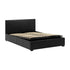 Waverley 5FT Storage Bed - Black Faux Leather
