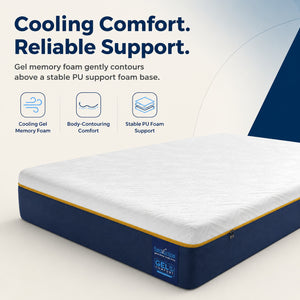 BedzOnline GelComfort cooling gel memory foam mattress