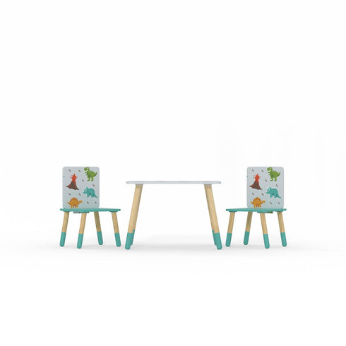 Kidsaw Dinosaur Table & 2 Chairs - Pattern