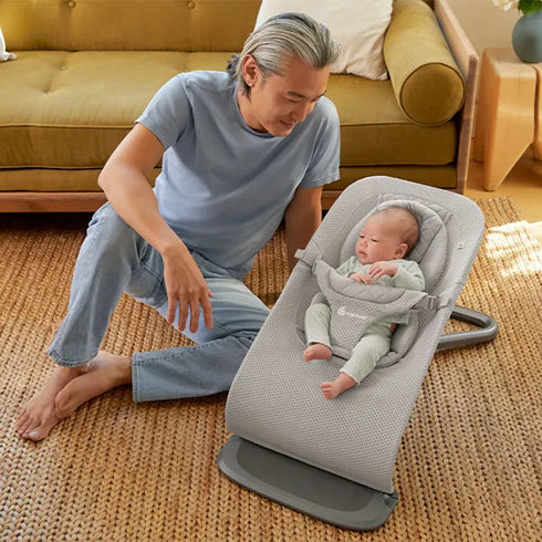 Ergobaby Evolve Bouncer - Light Grey Mesh