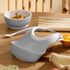 BABYBJÖRN Baby Feeding Set, 3 pcs Grey
