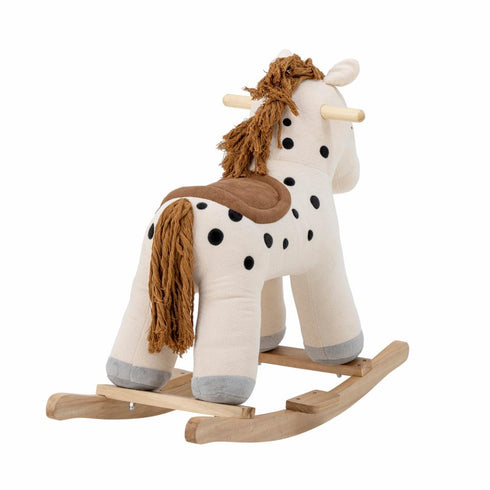 Merlen Rocking Toy Horse White Polyester