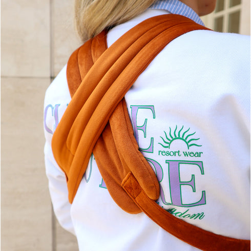 Bizzi Growin Cinnamon Orange Nomad Baby Carrier