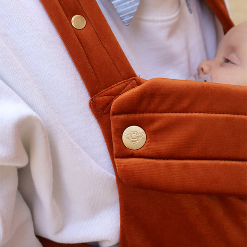 Bizzi Growin Cinnamon Orange Nomad Baby Carrier