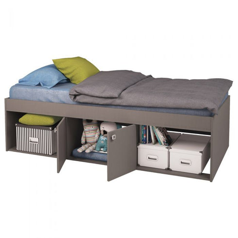 Kidsaw Low Single 3ft Cabin Bed - Grey