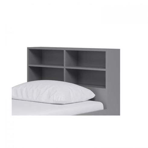 Kidsaw Bookcase Headboard Attachment For Cabin Beds - Grey