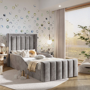 Plush Velvet Silver