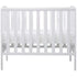 Ickle Bubba Coleby Space Saver Cot and Fibre Mattress - White