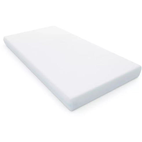 Ickle Bubba Coleby Space Saver Cot and Fibre Mattress - White