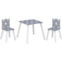 Kidsaw Star Table & Chairs- White/ Grey
