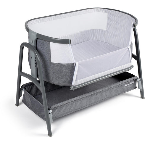 Ickle Bubba Bubba & Me Bedside Crib - Space Grey