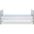Ickle Bubba Pembrey Cot Bed - Ash Grey & White