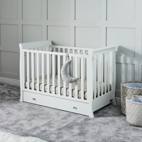 Ickle Bubba Snowdon Mini Cot Bed - White