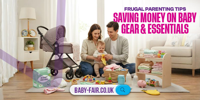 Frugal parenting tips - Saving money on baby gear & essentials