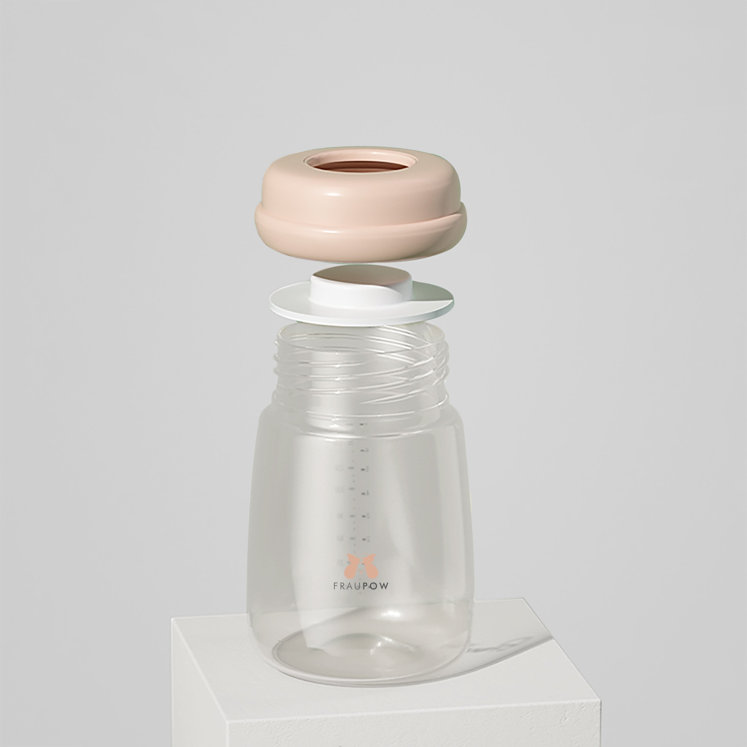 3 Fraupow Storage & Feeding Bottles / Pack of 3